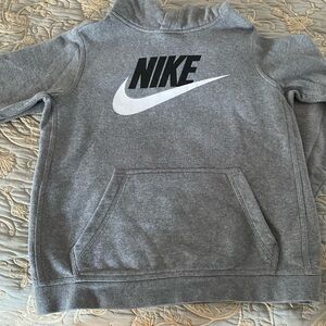 Nike gray hooded sweatshirt.  Very soft and comfy.  Like new!